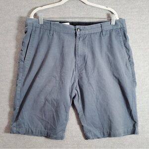 Volcom Corpo Class Chino Shorts Size 40 Blue Excellent Condition